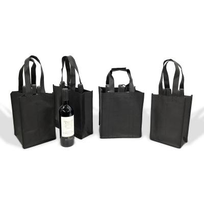 China Non Woven Non Woven Color Wine Bag Wine Bags For 2/3/4 /6 Bottle Wine for sale