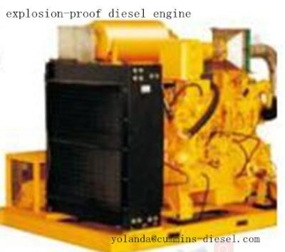 China Explosion Proof Diesel Engine 6ltaa8.9  6 Cylinders 240kw/1800rpm Electric Protection for sale