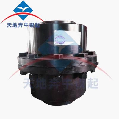 China Garment Shops GIICL7 Densen Customized Type Curved Tooth Gear Couplings Crane Gear Drum Coupling Gear Shafts Coupling for sale