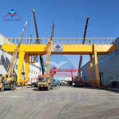 China Crane Mobile Electric Overhead Crane Excellent Quality European Type Double Girder Port Bridge Portal for sale