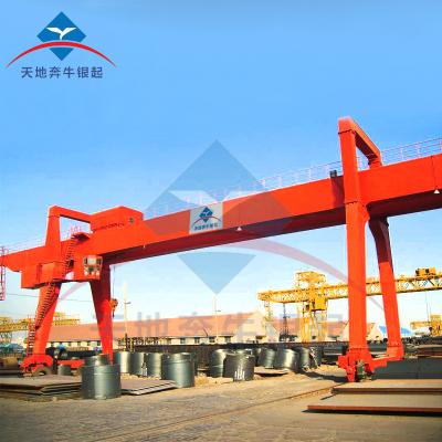 China Gantry Crane Good Reputation Qd Double Girder 200ton Container Gantry Crane Lifting Yacht for sale