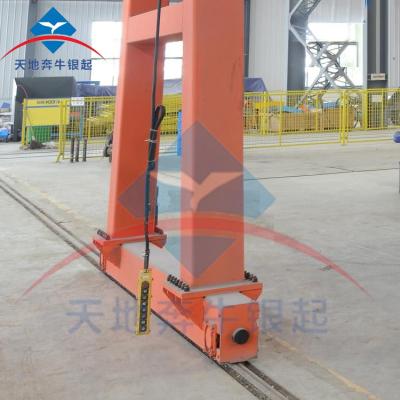 China Crane 10 Ton Factory Use Semi Gantry Crane Cheap New Product Durable Gantry Crane Bmg for sale