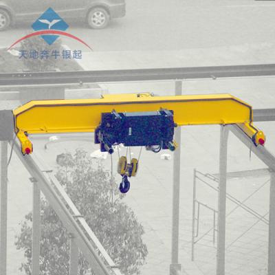 China Crane Bridge Crane Excellent Quality 20 Ton Single Girder Top Running Bridge for sale