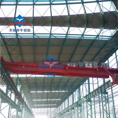 China Bridge Crane Exclusive Sales Ground Control QD Model Double Girder Overhead Crane for sale