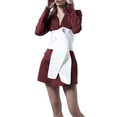 China 2021 Elegantly Designed Anti-wrinkle Fashionable New Arrival Fashion Autumn Long Women Coat Blazer for sale