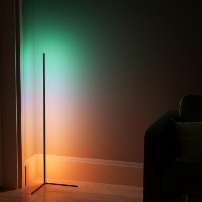 China Functions Aotelang Ddp Dropshipping Tripod Room Vibe Remote Control RGB Lighting Led Kona Corner Floor Lamp for sale