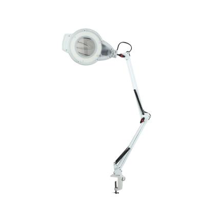 China Kiki Beauty Table Type 120Pcs Lighting Led Lamp Lampara De Aumento Professional Magnifying Magnifier For Beauty Salon Use for sale