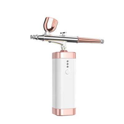 China Blood Vessel Removal KIKI GAIN Oxygen Injection Instrument Airbrush Spray Gun Rechargeable Portable Tatoo Sprayer NEW for Barber Nail Art Makeup Use for sale