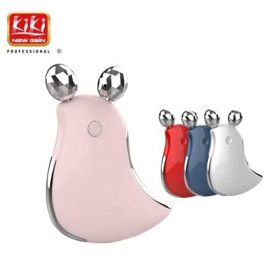 China Portable Face Lift NEW KIKI GAIN EMS Skin Lifting V Line Face Roller Massager Beauty Device For Facial Care for sale