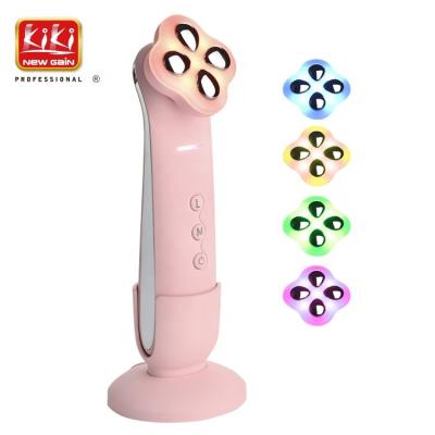 China Portable Face Lift KIKI NEW GAIN LED Light Skin Tightening Face Lift RF EMS Beauty Device For Home Use for sale