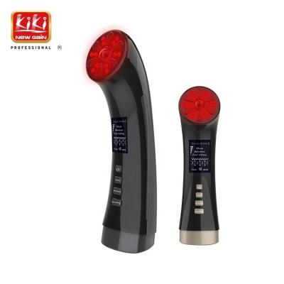 China Portable Face Lift KIKI NEW GAIN LED Light Skin Tightening Face Lift RF EMS Beauty Device For Home Use for sale