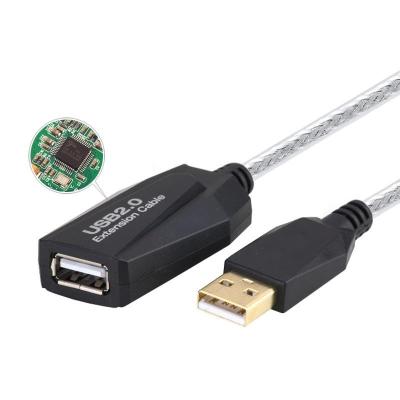 China Commercial Active Repeater USB2.0 Male To Female Extension Data Cable 480 Mbps for sale