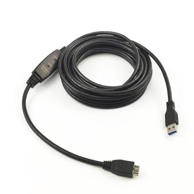 China Commercial USB3.0 To Micro B Repeater Male To Male Data Cable for sale