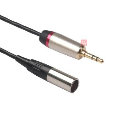 China Commercial Stereo 3.5mm Male To XLR Female Mini Microphone Audio Cable for sale