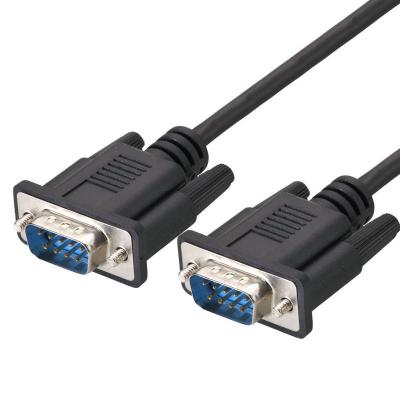 China Commercial Serial D-SUB DB9 RS232 Cable , DB9 Male To Female Extension Data Cable for sale