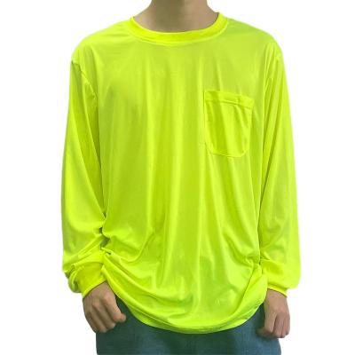 China High Quality Custom Made Luminous Reflective Hoodie Apparel Longe Sleeve High Visibility Durable Shirt for sale