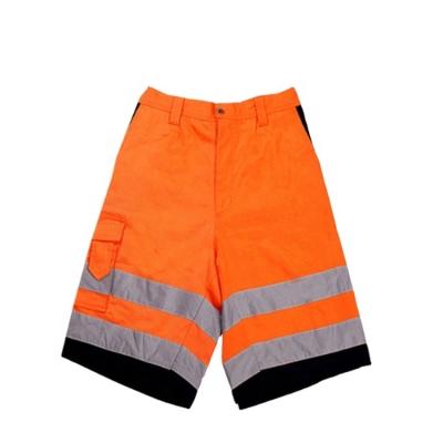 China Wholesale Custom High Reflective Safety Reflective Work Men Uniform Pants Half Pants for sale