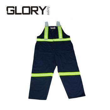 China Hi Vis Power Reflective Safety Elastic High Quality Workwear Pants Trousers Road Safety Pants for sale