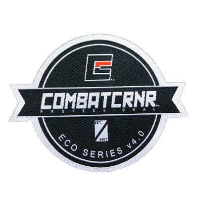 China Handmade Minimum Cool Custom Woven Patches Sticker Embroidered Badge Patches for sale