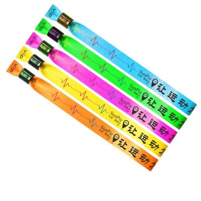 China All around the world 2021 new design fabric wristbands sublimatuion printing wristbands for men and women for sale