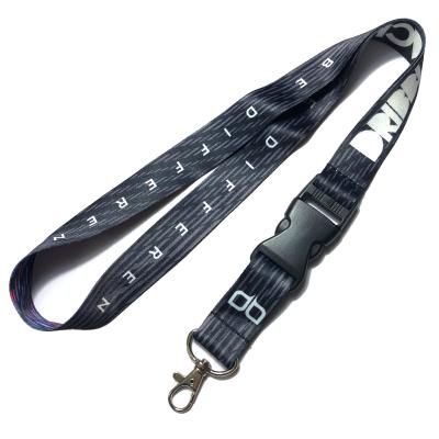 China Office/phone key gift/event/sales/promotion Custom Sublimation Key maker buckle with Lanyard Short Lanyard straps Sublimation Printing for sale