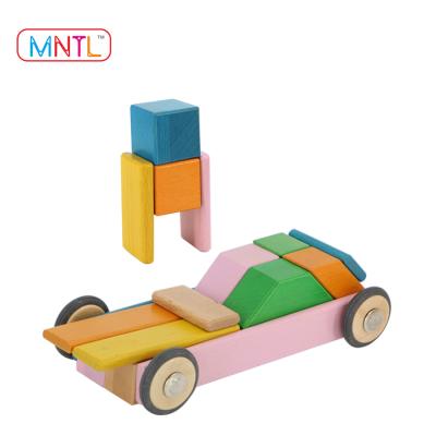 China Brand New Wooden Magnetic Connecting Building Toy 2018 MNTL Educational Toys for sale