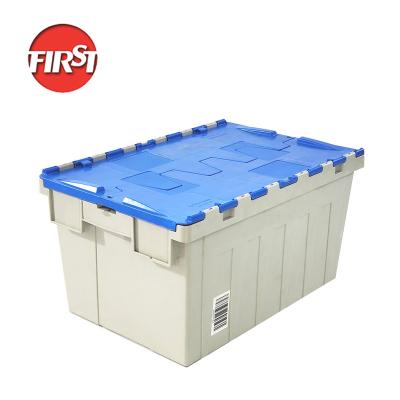 China Multifunctional Solid Box Books Toys Sundries Storage Nesting Plastic Crate Moving Boxes for sale