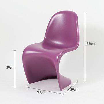 China WEOO Modern Design Child S Shape Modern Beauty Chair Stackable Colorful Plastic Chairs for sale