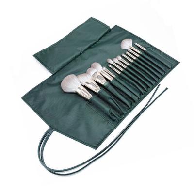 China Henan Soft Dense Brush Do Set Up Makeup Brush Set Green Luxury Box for sale