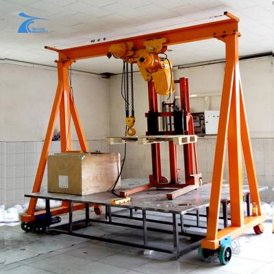 China high quality Portable Gantry Crane 1t,2t,3t,5t,7.5t,10t,15t,20t mini cheap price for sale