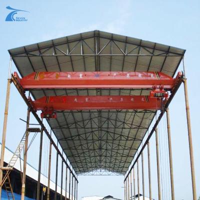 China Remote Control Overhead Bridge Crane Single Beam With Electric Hoist for sale