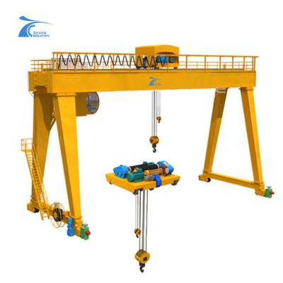 China Large Capacity Overhead Gantry Crane sevencrane with electric hoist rolley for sale