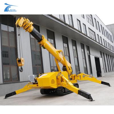 China 3 ton new technology 4 claws mini crane Crawler spider for sale