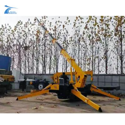 China 3000kg New Crawler Spider Crane Electric Mobile mini lifting cranes for sale