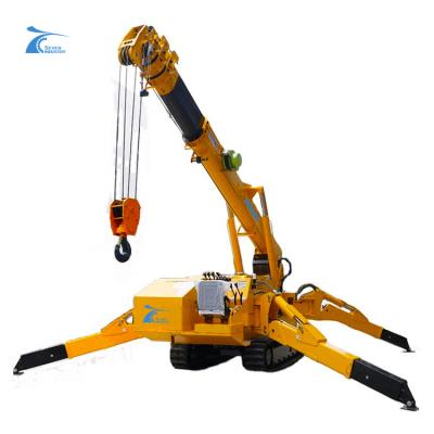 China CE Certificate Track Crawler Spider Crane with Telescopic Boom and Remote Control for sale