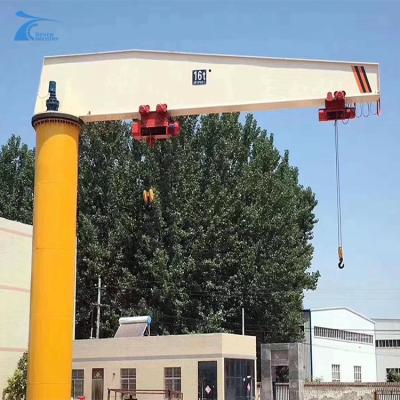 China Small cantilever Pillar Jib Crane hoist 500 kg 1 ton mounted for sale for sale