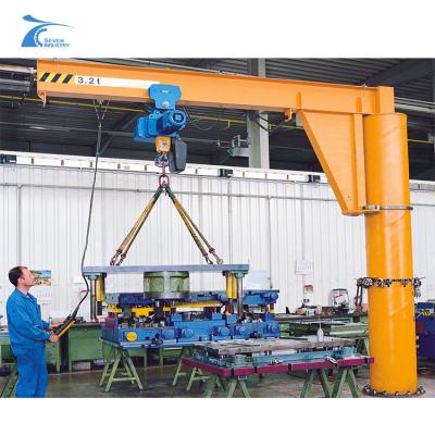 中国 China brand cantilever crane 1t 1.5t pillar mounted floor jib crane 販売のため