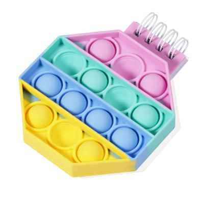 China Mini New Peculiar Decompression Toy Stain Spiral Notebooks Stir Toy Sticky Notes for sale