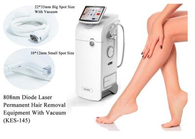 China Hair Removal Diode Laser Epilation Machine Vertical Type Big Spot Size 22 X 35mm for sale