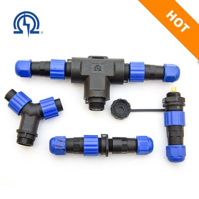 China Automotive IP68 Underwater Circular Connector Plastic Male Female Waterproof Connector For Cars for sale