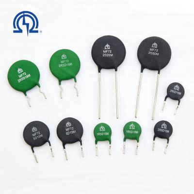 China Negative Inrush Current Limiter MF72 Temperature Coefficient Thermistors for Temperature Compensation 1R3D20 MF72-1R3D20M for sale