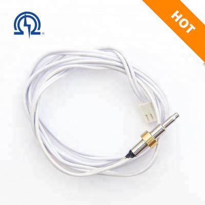 China High quality waterproof temperature sensor pvc wire metal probe ntc 10k temperature sensor for sale