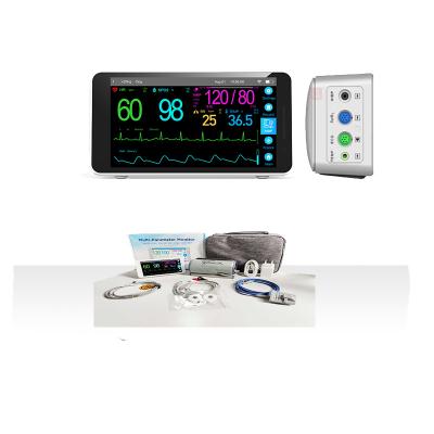 China Medical High quality low price 5.5 inch screen human/vet use portable 6-parameter patient monitor patient signal monitor for sale