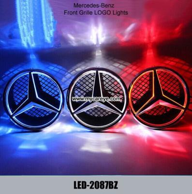 China Klasse W204 GLK200 Mercedes-Benzs GLK Front-Grilllogo LED Licht-Ausweis beleuchtet zu verkaufen