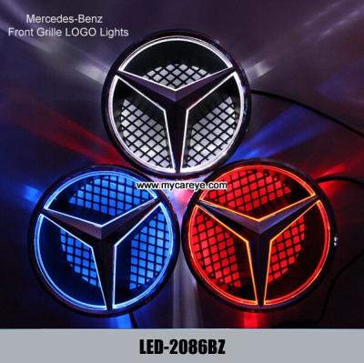 China Front-Grilllogo LED Mercedes-Benzs E300 E350 E400 E500 helle Vorlagen-Ausweisabziehbild zu verkaufen