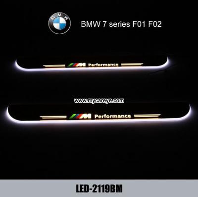 China BMW luces LED dinámicas llevadas F02 del pedal de la puerta de 7 series F01 del desgaste móvil del travesaño en venta