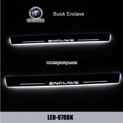 China Buick Enclave car accessory upgrade LED lights auto door sill scuff plate for sale