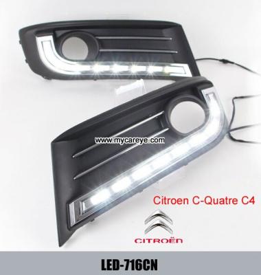 China Las linternas diurnas del coche de la luz corriente de Citroen C-Quatre C4 DRL LED parte en venta