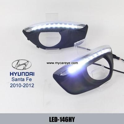 China Mejora ligera autobody diurna de las luces corrientes de Hyundai Santa Fe DRL LED en venta