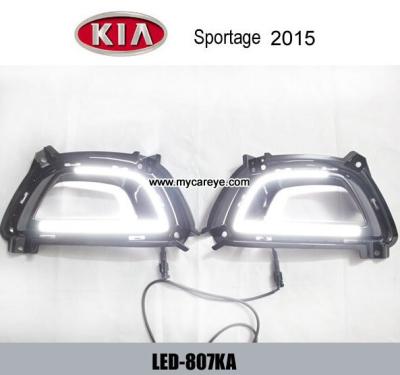 China KIA Sportage 2015 DRL LED Daytime driving Lights Car front light upgrade for sale